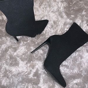 Steve Madden sock heel boots